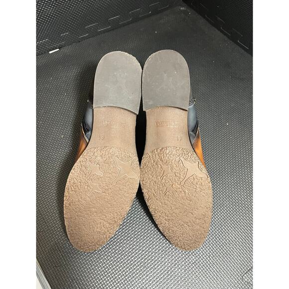 PIKOLINOS Women Cap Toe Leather Blue Brown Lace Up Side Zip Ankle Boots 41 US 10 - Picture 5 of 8